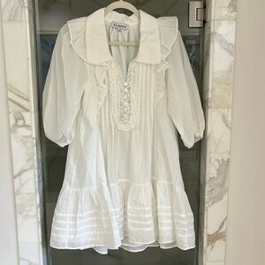 En Saison white dress sz small